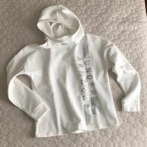 Underarmour White Casual Hoodie